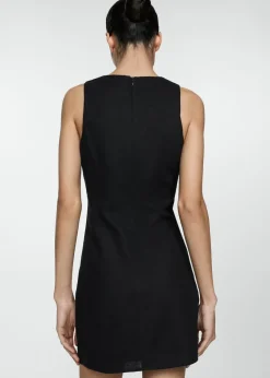 MANGO Sukienki I Kombinezony*Sukienka krótka len