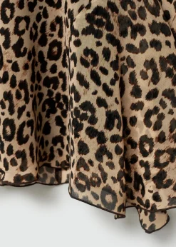 MANGO Sukienki I Kombinezony*Sukienka krótka w panterkę