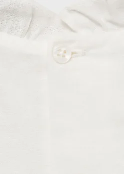 Dzieci MANGO Sukienki I Kombinezony*Sukienka lniana z falbankami