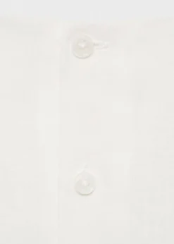 Dzieci MANGO Sukienki I Kombinezony*Sukienka lniana z falbanką