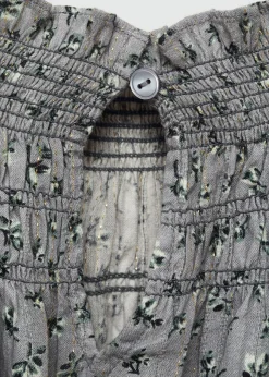 Dzieci MANGO Sukienki I Kombinezony*Sukienka lureksowa ze wzorem