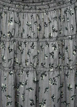 Dzieci MANGO Sukienki I Kombinezony*Sukienka lureksowa ze wzorem