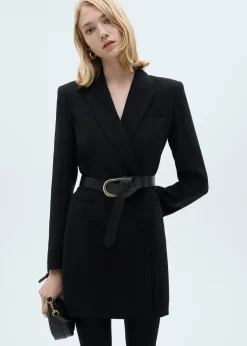 MANGO Sukienki I Kombinezony*Sukienka marynarka z paskiem