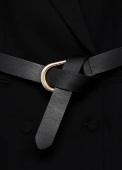 MANGO Sukienki I Kombinezony*Sukienka marynarka z paskiem