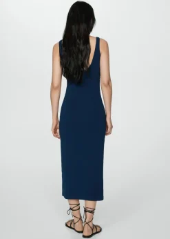 MANGO Sukienki I Kombinezony*Sukienka midi na ramiączkach