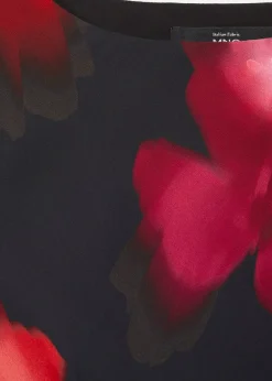 MANGO Sukienki I Kombinezony*Sukienka midi z nadrukiem w kwiaty