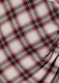 MANGO Sukienki I Kombinezony*Sukienka midi z nadrukiem w kratkę