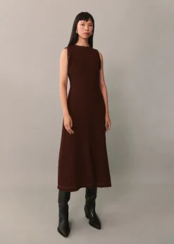 MANGO Sukienki I Kombinezony*Sukienka midi z ozdobnymi szwami