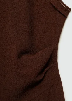 MANGO Sukienki I Kombinezony*Sukienka midi z ozdobnymi szwami