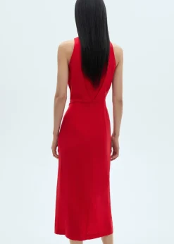 MANGO Sukienki I Kombinezony*Sukienka midi z wiązaniem