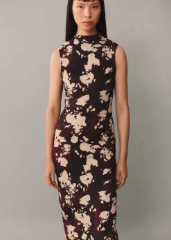 MANGO Sukienki I Kombinezony*Sukienka midi ze wzorem