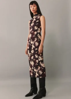 MANGO Sukienki I Kombinezony*Sukienka midi ze wzorem