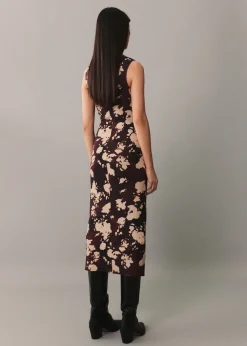 MANGO Sukienki I Kombinezony*Sukienka midi ze wzorem