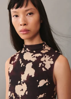 MANGO Sukienki I Kombinezony*Sukienka midi ze wzorem