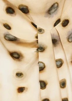 MANGO Sukienki I Kombinezony*Sukienka na jedno ramię w grochy