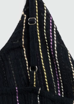 MANGO Sukienki I Kombinezony*Sukienka na ramiączkach z ozdobnymi szwami