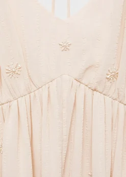 MANGO Sukienki I Kombinezony*Sukienka na ramiączkach z koralikami