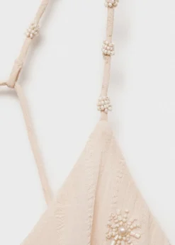 MANGO Sukienki I Kombinezony*Sukienka na ramiączkach z koralikami