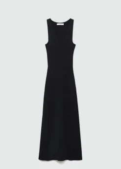 MANGO Sukienki I Kombinezony*Sukienka na ramiączkach z dzianiny