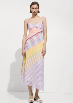 MANGO Sukienki I Kombinezony*Sukienka na ramiączkach ze wzorem