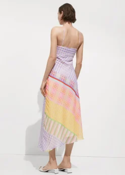 MANGO Sukienki I Kombinezony*Sukienka na ramiączkach ze wzorem