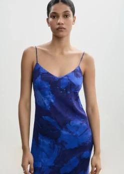 MANGO Sukienki I Kombinezony*Sukienka na ramiączkach ze wzorem