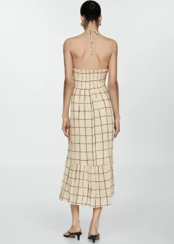 MANGO Sukienki I Kombinezony*Sukienka na ramiączkach ze wzorem