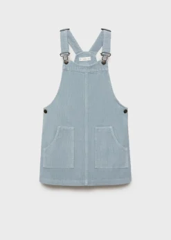 Dzieci MANGO Sukienki I Kombinezony*Sukienka na szelkach ze sztruksu z kieszeniami