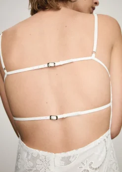 MANGO Sukienki I Kombinezony*Sukienka o asymetrycznym kroju z haftem