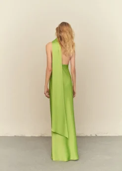 MANGO Sukienki I Kombinezony*Sukienka o asymetrycznym kroju ze wstęgą