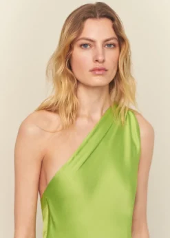 MANGO Sukienki I Kombinezony*Sukienka o asymetrycznym kroju ze wstęgą