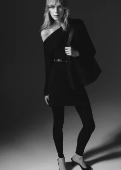 MANGO Sukienki I Kombinezony*Sukienka o asymetrycznym kroju z paskiem