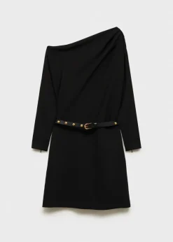 MANGO Sukienki I Kombinezony*Sukienka o asymetrycznym kroju z paskiem