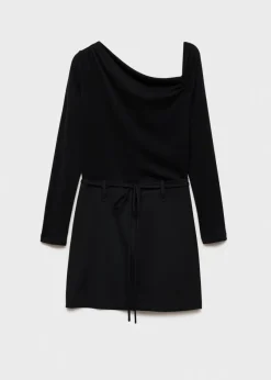 MANGO Sukienki I Kombinezony*Sukienka o asymetrycznym kroju z różnych materiałów