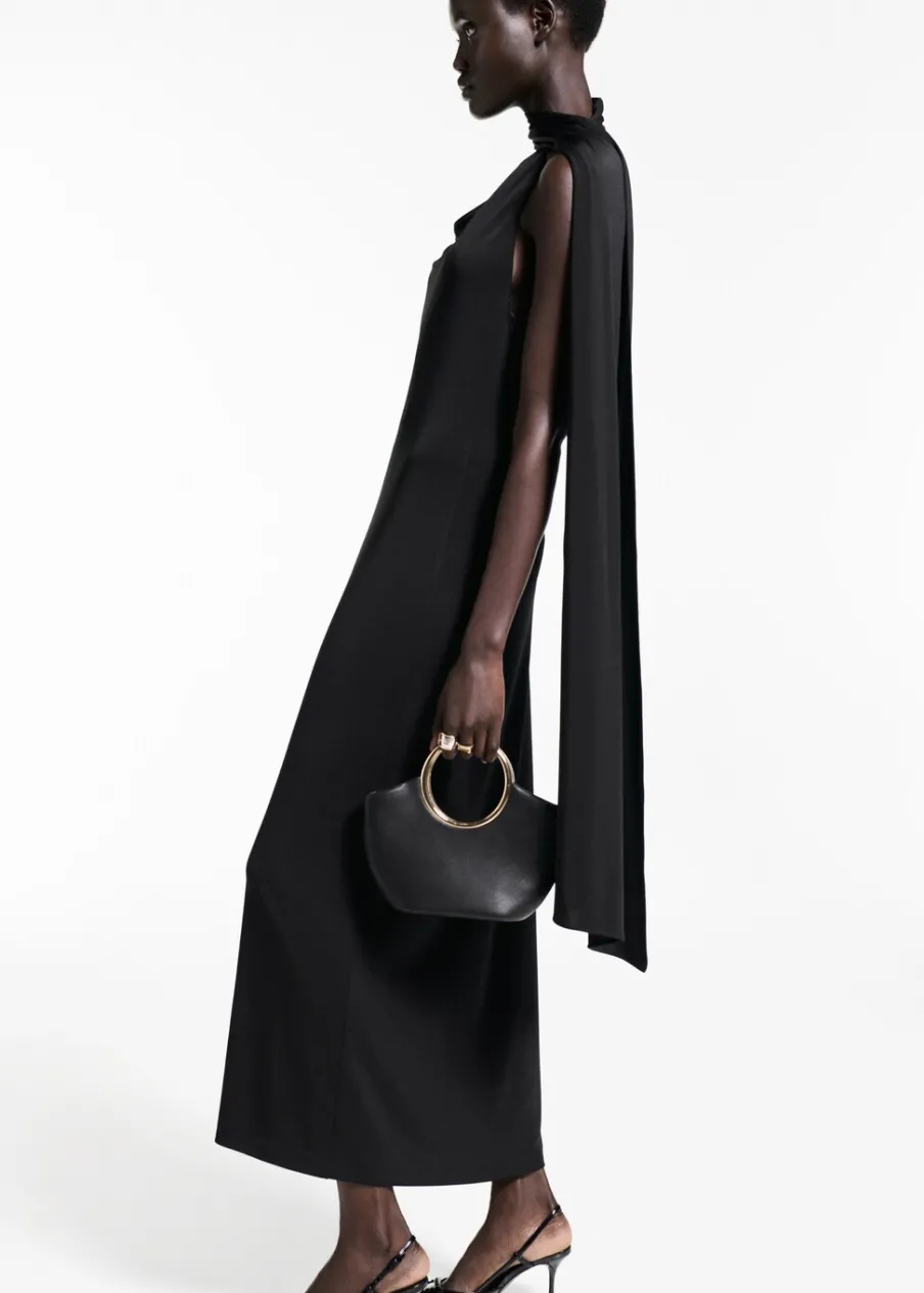 MANGO Sukienki I Kombinezony*Sukienka o asymetrycznym kroju ze wstęgą