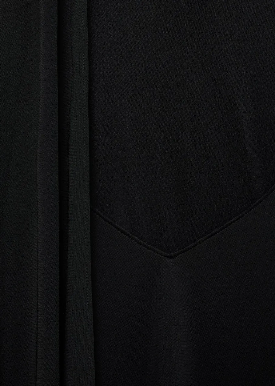 MANGO Sukienki I Kombinezony*Sukienka o asymetrycznym kroju ze wstęgą