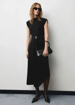 MANGO Sukienki I Kombinezony*Sukienka o asymetrycznym kroju z paskiem