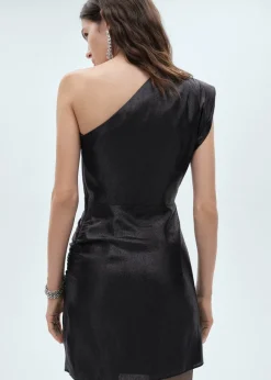 MANGO Sukienki I Kombinezony*Sukienka o asymetrycznym kroju z teksturą