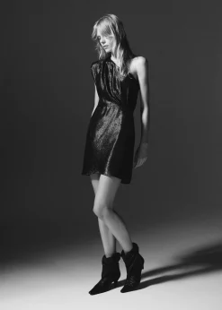 MANGO Sukienki I Kombinezony*Sukienka o asymetrycznym kroju z teksturą