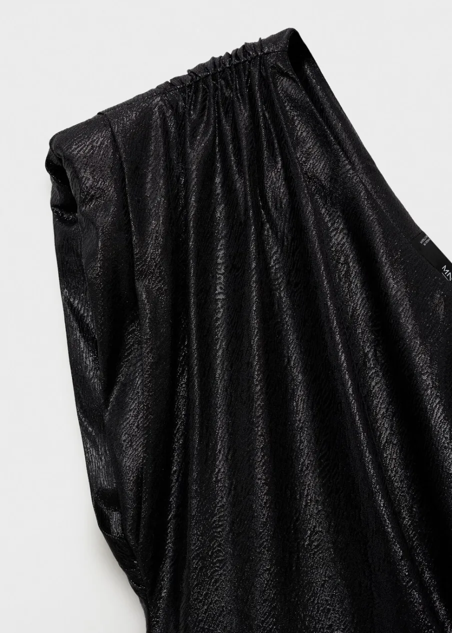 MANGO Sukienki I Kombinezony*Sukienka o asymetrycznym kroju z teksturą