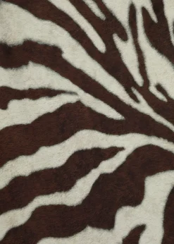 MANGO Sukienki I Kombinezony*Sukienka o rozszerzanym kroju w zebrę