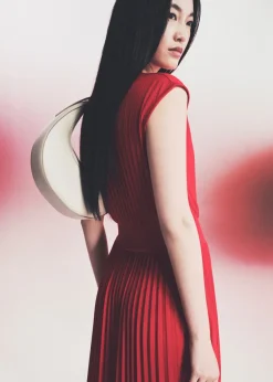 MANGO Sukienki I Kombinezony*Sukienka plisowana z gumką w talii