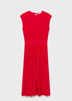 MANGO Sukienki I Kombinezony*Sukienka plisowana z gumką w talii