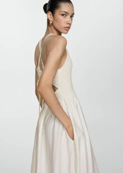 MANGO Sukienki I Kombinezony*Sukienka rozkloszowana marszczona