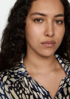 MANGO Sukienki I Kombinezony*Sukienka satynowa ze wzorem