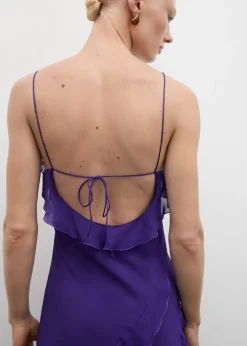 MANGO Sukienki I Kombinezony*Sukienka szyfonowa z falbankami