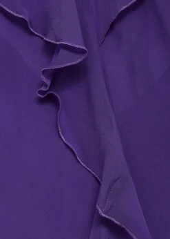 MANGO Sukienki I Kombinezony*Sukienka szyfonowa z falbankami