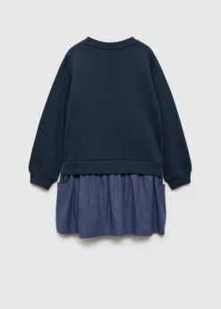 Dzieci MANGO Sukienki I Kombinezony|Bluzy*Sukienka typu bluza z haftem