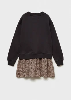 Dzieci MANGO Sukienki I Kombinezony|Bluzy*Sukienka typu bluza ze zwierzęcym wzorem