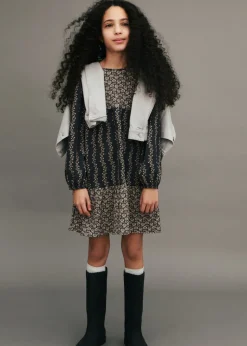 Dzieci MANGO Sukienki I Kombinezony*Sukienka w kwiaty